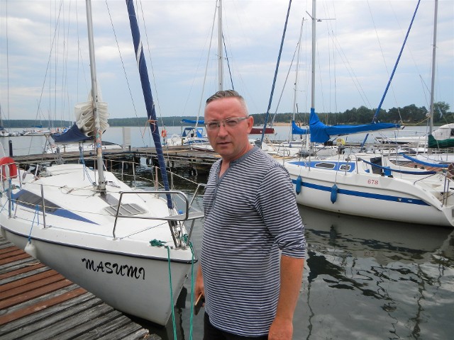 Michał Tazbir, właściciel portu jachtowego „Tazbirowo” nad Zalewem Koronowskim, dobrze ocenia mijający sezon. Straty udało się odrobić