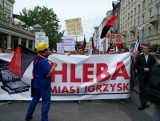 W Poznaniu protestowali przeciwko Euro: "Chleba zamiast igrzysk"