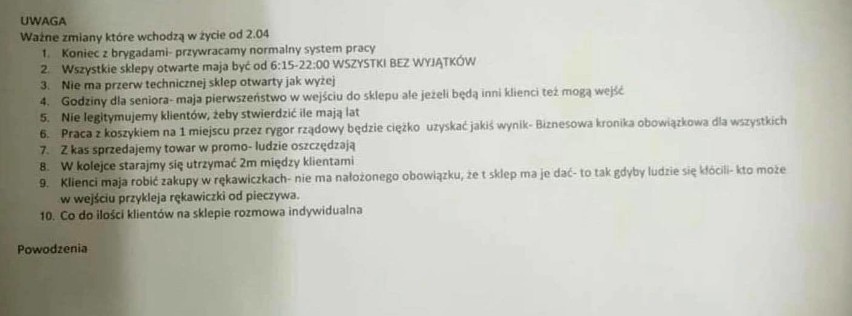 Taka "instrukcja" wyciekła do internetu