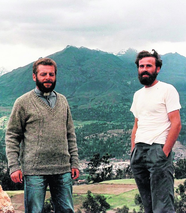 O. Zbigniew Strzałkowski (z lewej) i o. Michał Tomaszek oddali swoje życie za wiarę, pracując na misjach wśród Indian w Andach