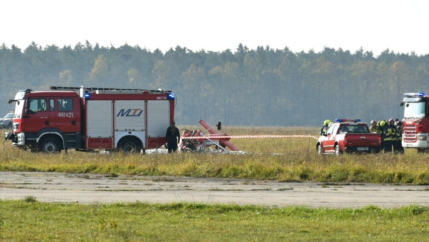 Do wypadku awionetki doszło podczas startu. Na pokładzie był...