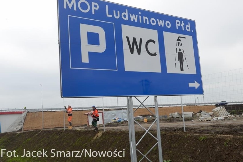 Autostrada A1 do Łodzi przed otwarciem