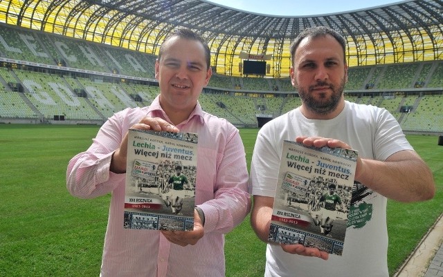 Karol Nawrocki i Mariusz Kordek prezentują swoją książkę - "Lechia - Juventus. Więcej niż mecz"