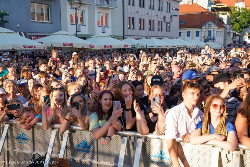 Na scenie na Rynku Kościuszki wystąpili Sara James, Feel i...