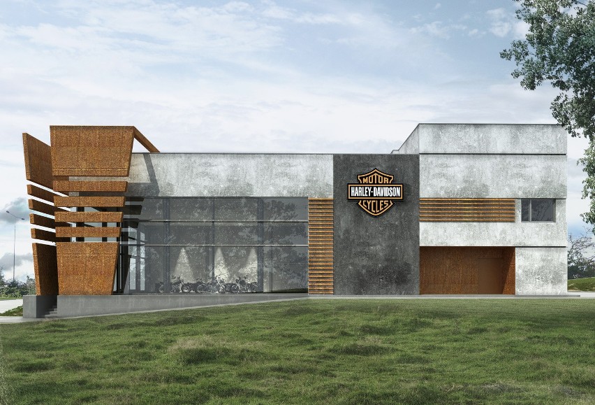 Tak będzie wyglądał salon Harley-Davidson w Rzeszowie.