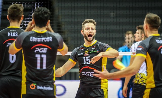 24.10.2018 gdansk.  hala ergo arena.  superpuchar polski 2018 w pilce siatkowej mezczyzn. macz: trefl gdansk - pge skra belchatow nz. grzegorz lomacz - 15  fot. karolina misztal / polska press/dziennik baltycki