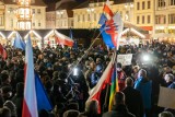 Manifestacja przeciw nowelizacji ustawy o radiofonii i telewizji w Bydgoszczy [zdjęcia]