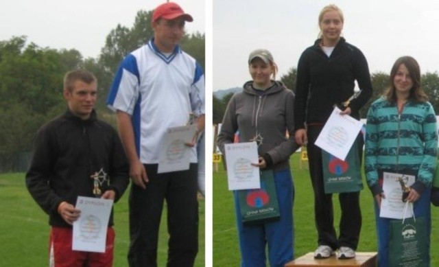 Maciej Wiatr (z lewej) przegrał w tym sezonie tylko z Rafałem Dobrowolskim. Ostatnie zawody PP juniorek zakończyły się triumfem Aleksandry Wojnickiej (w środku, zdjęcie po prawej).
