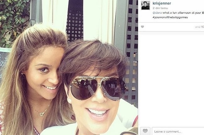 Ciara i Kris Jenner (fot. screen z Instagram.com