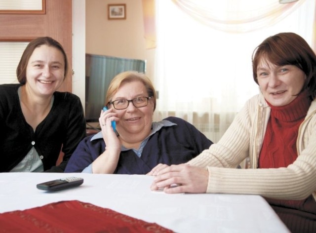 Monika Niewińska (od lewej), Danuta Sadowska i Danuta Prześniak wierzą, że im się uda. Oprócz nich założycielami spółdzielni socjalnej z Turośni Kościelnej są też Barbara Dryl i Jan Nazarko.
