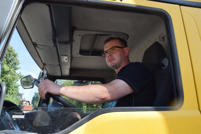 Wojciech Czajkowski ze Szczecinka podnosi kwalifikacje na kierowcę ciężarówki