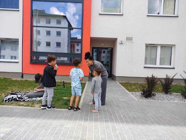 Iryna Dobrista wraz z dziećmi wkrótce muszą wyprowadzić się z lokalu na Klinach