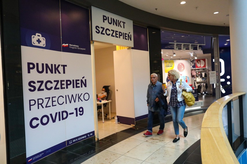 Punkt szczepień w Galerii Kaskada