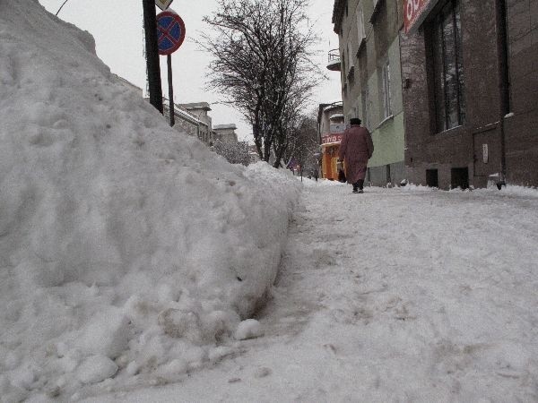 Zima w Jaśle.
Zima w Jaśle.
