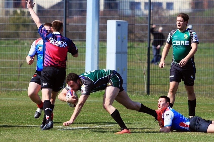 Rugby: Wysokie zwycięstwo Budowlanych Lublin (ZDJĘCIA)