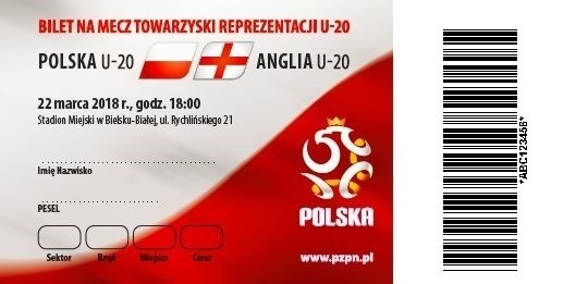 Dziś mecz Polska - Anglia U20 w Bielsku-Białej [WAŻNE INFORMACJE]