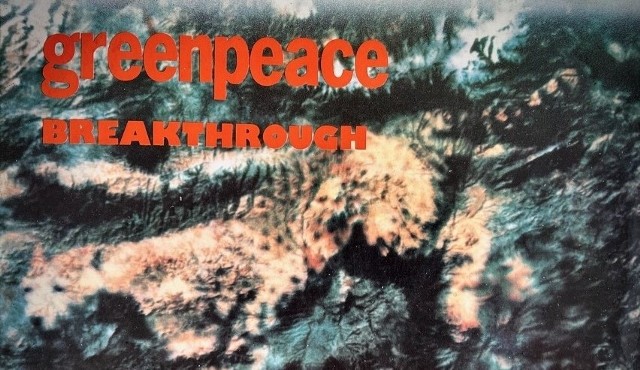 „Greenpeace, Breakthrough” – okładka dwupłytowego albumu, wydanego w ramach współpracy pomiędzy Greenpeace a władzami Związku Radzieckiego