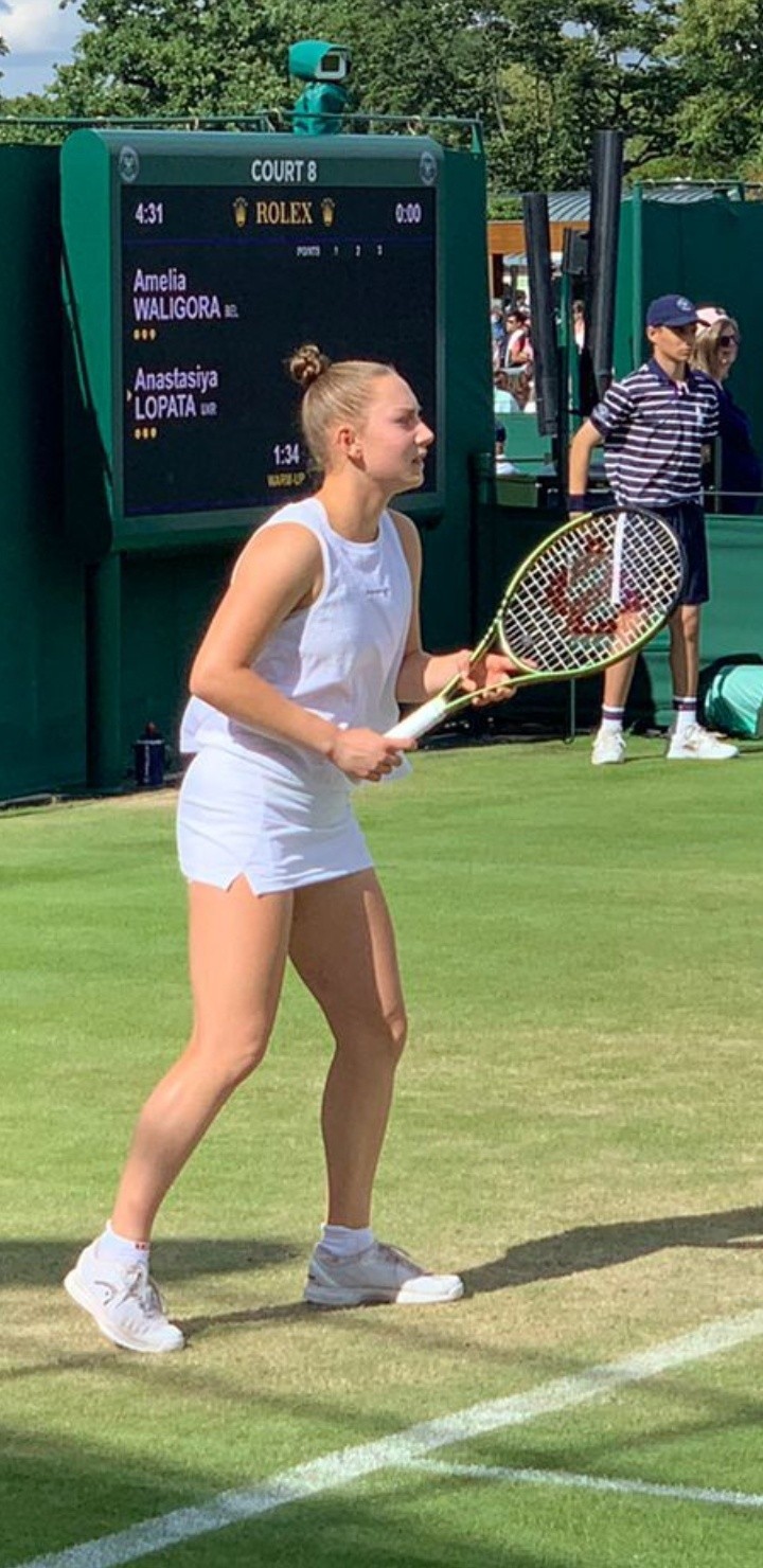 Amelia Waligóra na kortach Wimbledonu