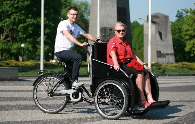 Riksza została już przetestowana przez członków Stowarzyszenia Rowerowy Poznań.