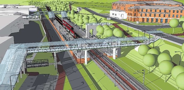 Tak na Światowe Dni Młodzieży ma wyglądać przystanek kolejowy i otoczenie przy Centrum Jana Pawła II