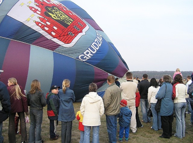 Podczas pikniku będzie prezentowany balon na ogrzane powietrze "Grudziądz".