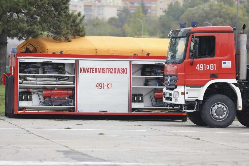 Kraków. Wielkie ćwiczenia strażaków. Możliwe utrudnienia w ruchu [ZDJĘCIA, WIDEO]