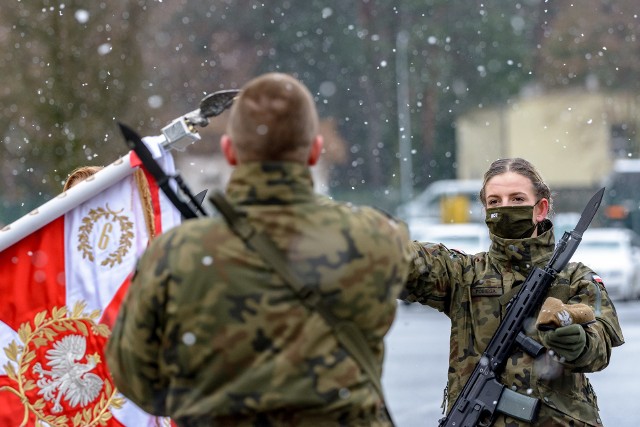 Mimo braku gości i rodzin przysięga odbyła się w uroczystej oprawie...