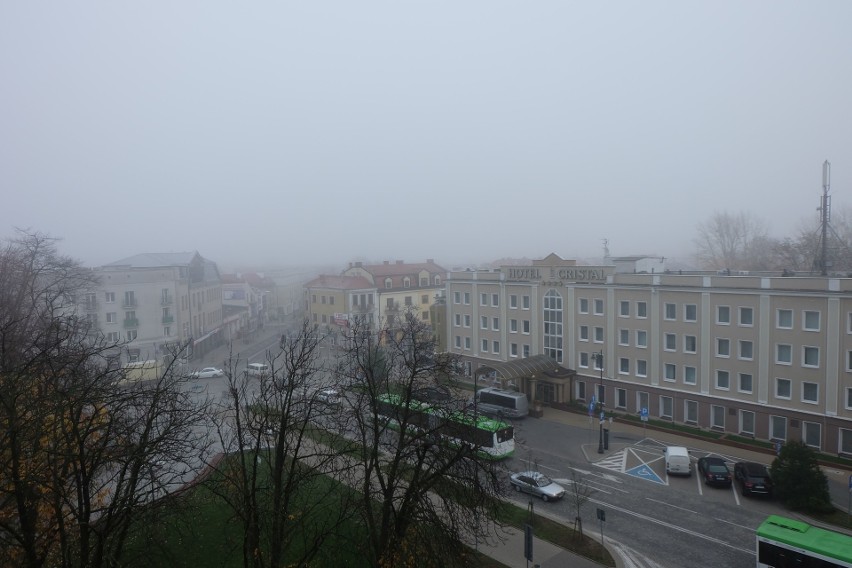 Białystok we mgle