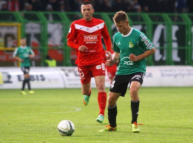 Damian Szymański w sobotnim spotkaniu z GKS Tychy zdobył gola