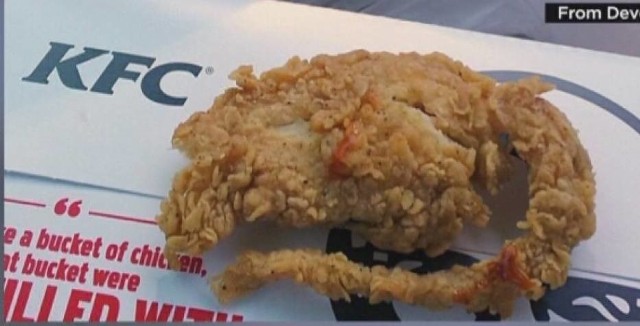 Szczur w panierce. KFC: Zdjęcie to nie dowód