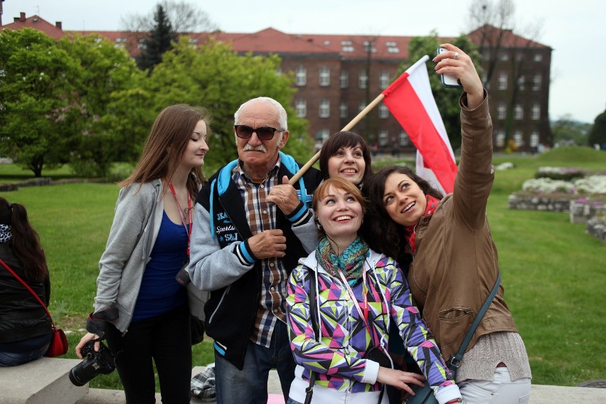 Obchody święta Konstytucji 3 maja w Krakowie.
