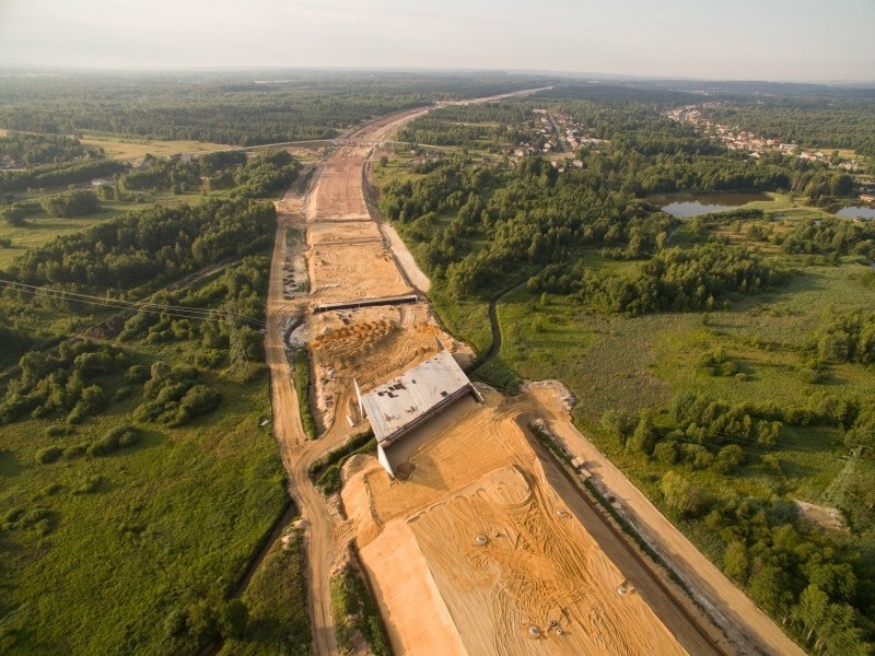 Tak obecnie wygląda plac budowy odcinka F autostrady A1.