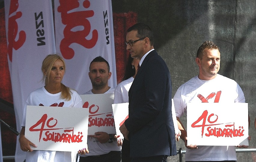 Prezydent Andrzej Duda i premier Mateusz Morawiecki wzięli udział w obchodach 40 rocznicy sierpnia ‘80 w Gdańsku