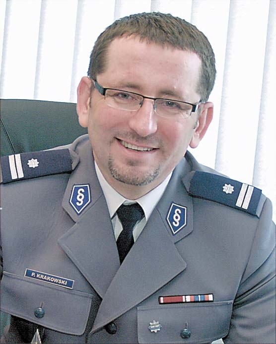 Piotr Krakowski, nowy komendant białogardzkiej policji. Obowiązki pełni od początku ubiegłego tygodnia. 