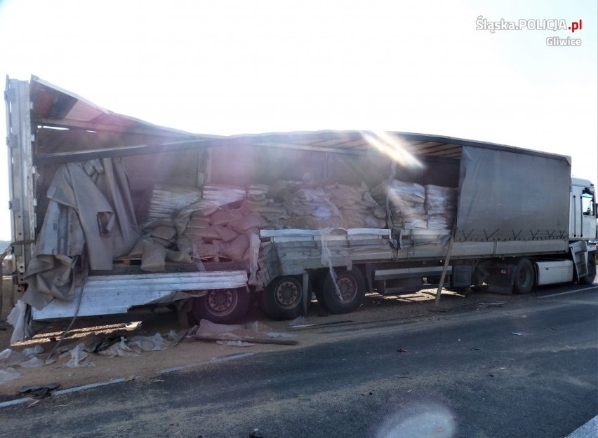 Wypadek na autostradzie A4 w Gliwicach. Kierowca zginął,...