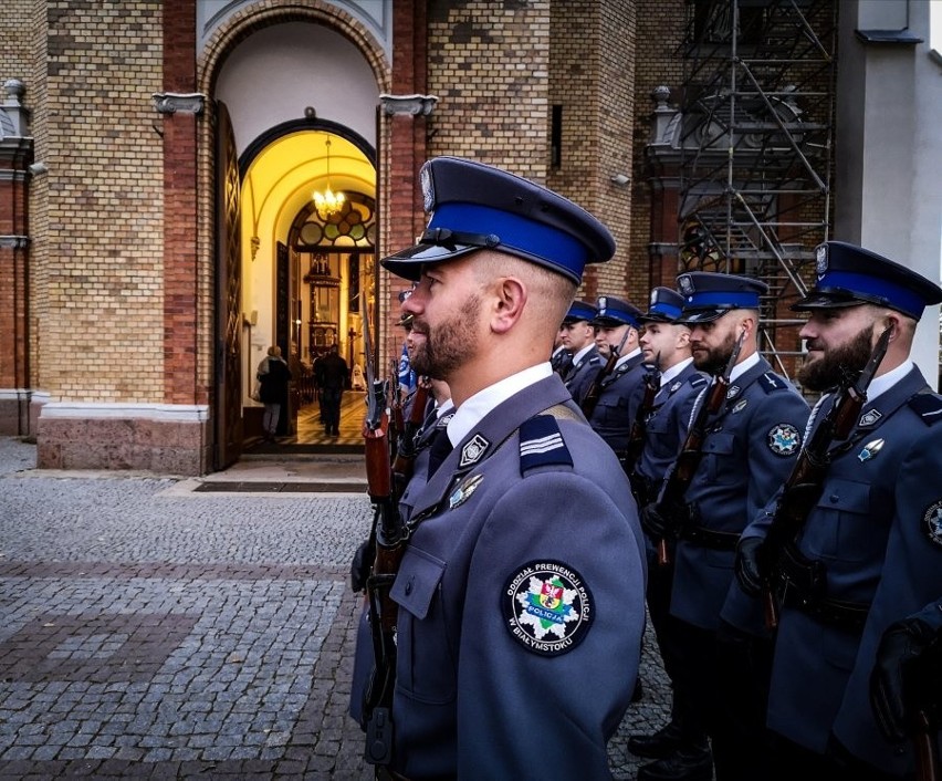 Z okazji wojewódzkich obchodów Święta Patrona Policji Św....