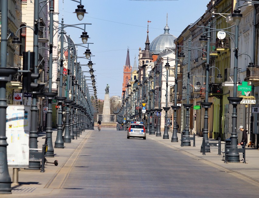 Łódź w czasie świąt wielkanocnych i kwarantanny - zobacz...