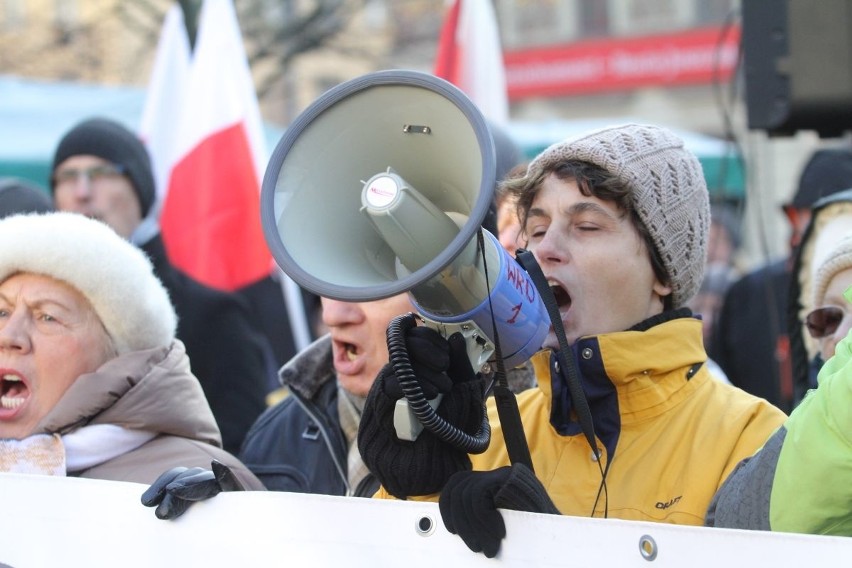 Protest KOD we Wrocławiu, 17.12.2016