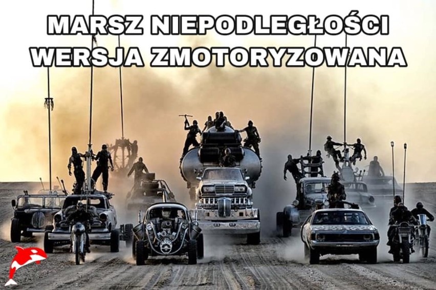 Marsz Niepodległości w wersji dla zmotoryzowanych. Zobacz...