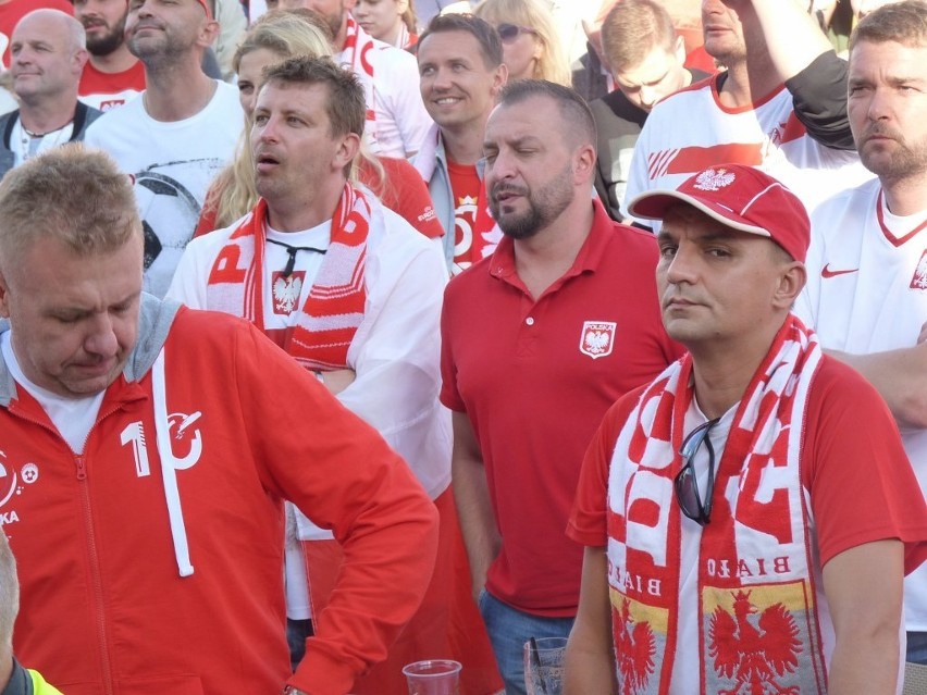 Euro 2016. Strefa kibica w Koszalinie. Mecz Polska - Ukraina