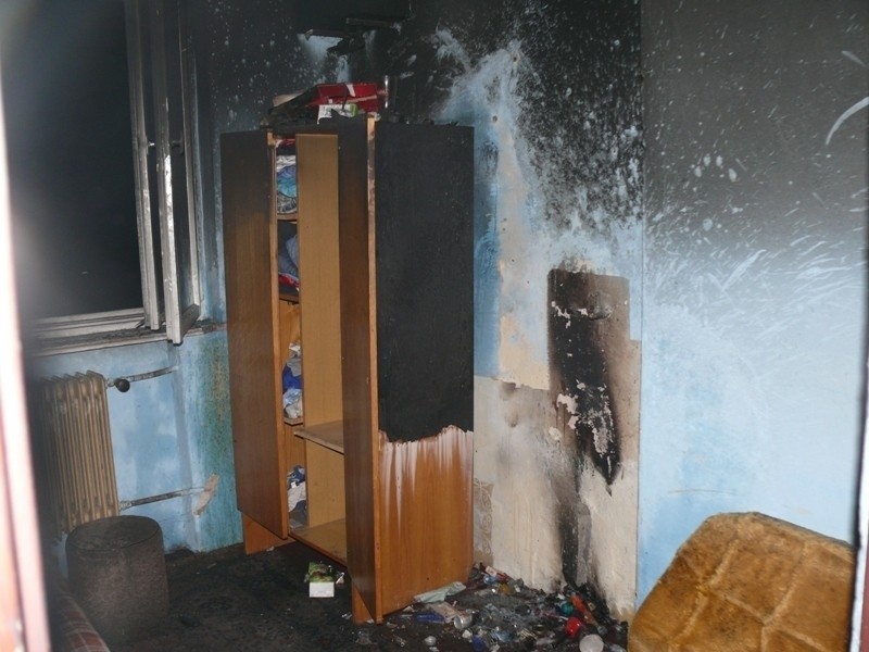 Pożar mieszkania w Opalenicy
