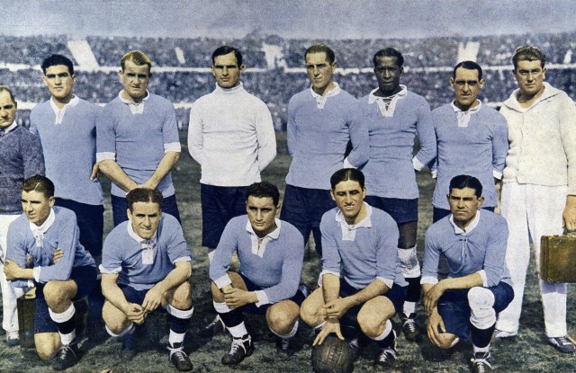 FOT. Reprezentacja Urugwaju w piłce nożnej z 1930 roku