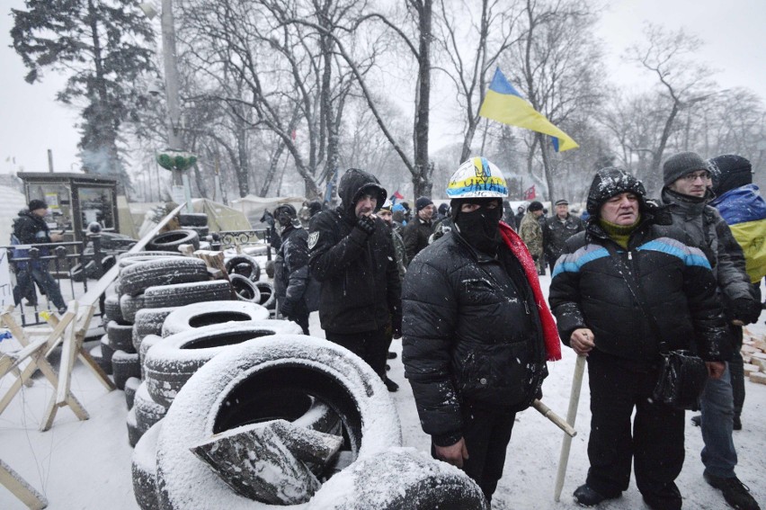 Ukraina: Micheil Saakaszwili chce obalić Petro Poroszenkę. Namioty i barykady w Kijowie [ZDJĘCIA]