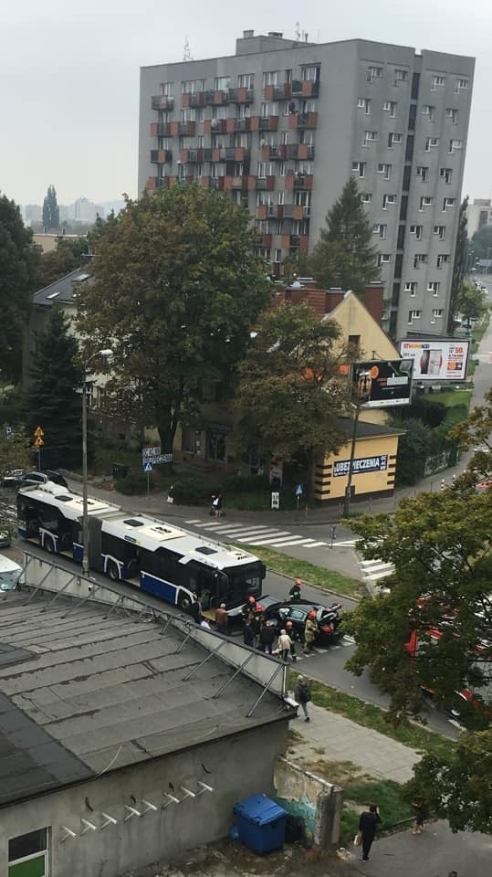 Wypadek na Prądnickiej w Krakowie