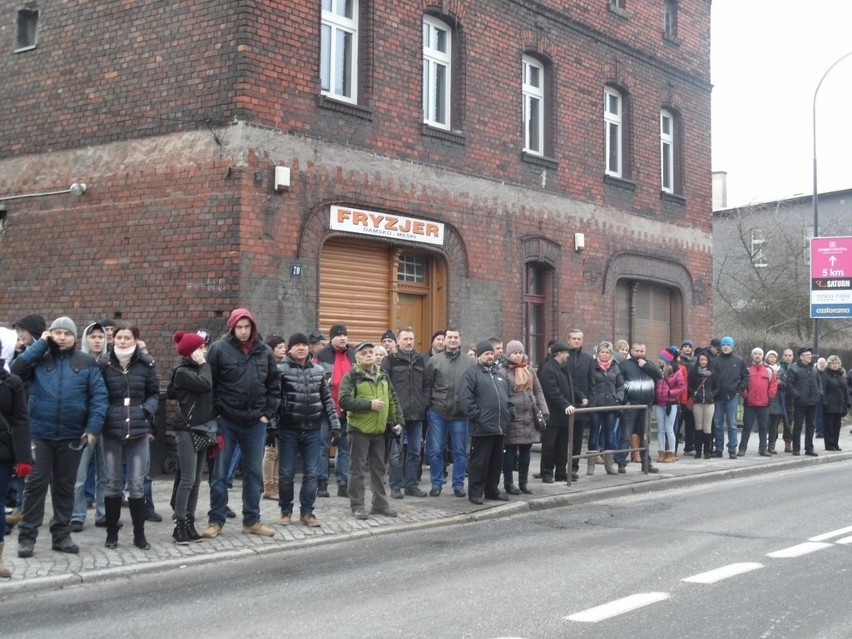Protest w kopalni Sośnica - Makoszowy