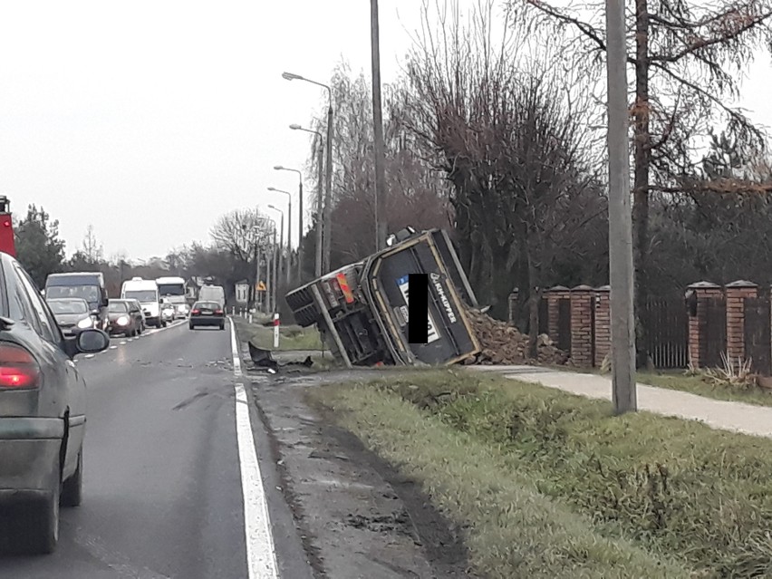 Wypadek w Wólce. Trasa Lublin - Łęczna zablokowana