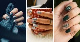 Paznokcie na zimę: białe, czerwone, różowe, odcienie niebieskiego. Pomysły i inspiracje na zimowy manicure hybrydowy. Dużo wzorów!