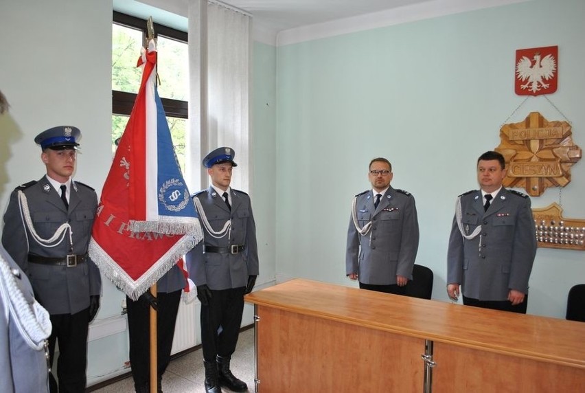 Jacek Bąk nowym komendantem policji w Cieszynie [ZDJĘCIA]