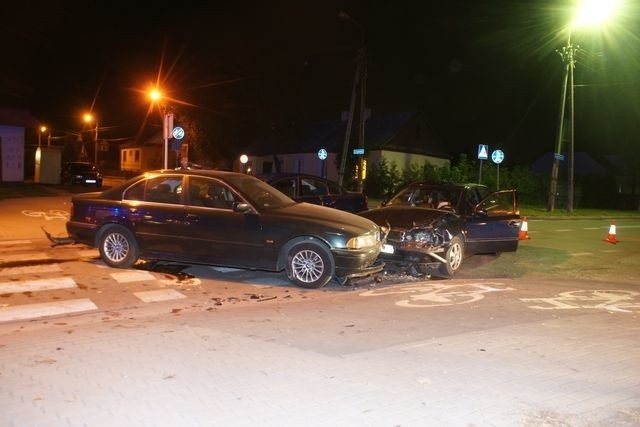 Wypadek w Bielsku Podlaskim. Karambol na skrzyżowaniu Kazimierzowskiej i Jagiellońskiej (zdjęcia)
