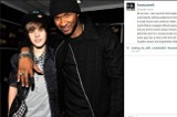 Usher broni Justina Biebera: "To dzieciak, a nie rasista!"